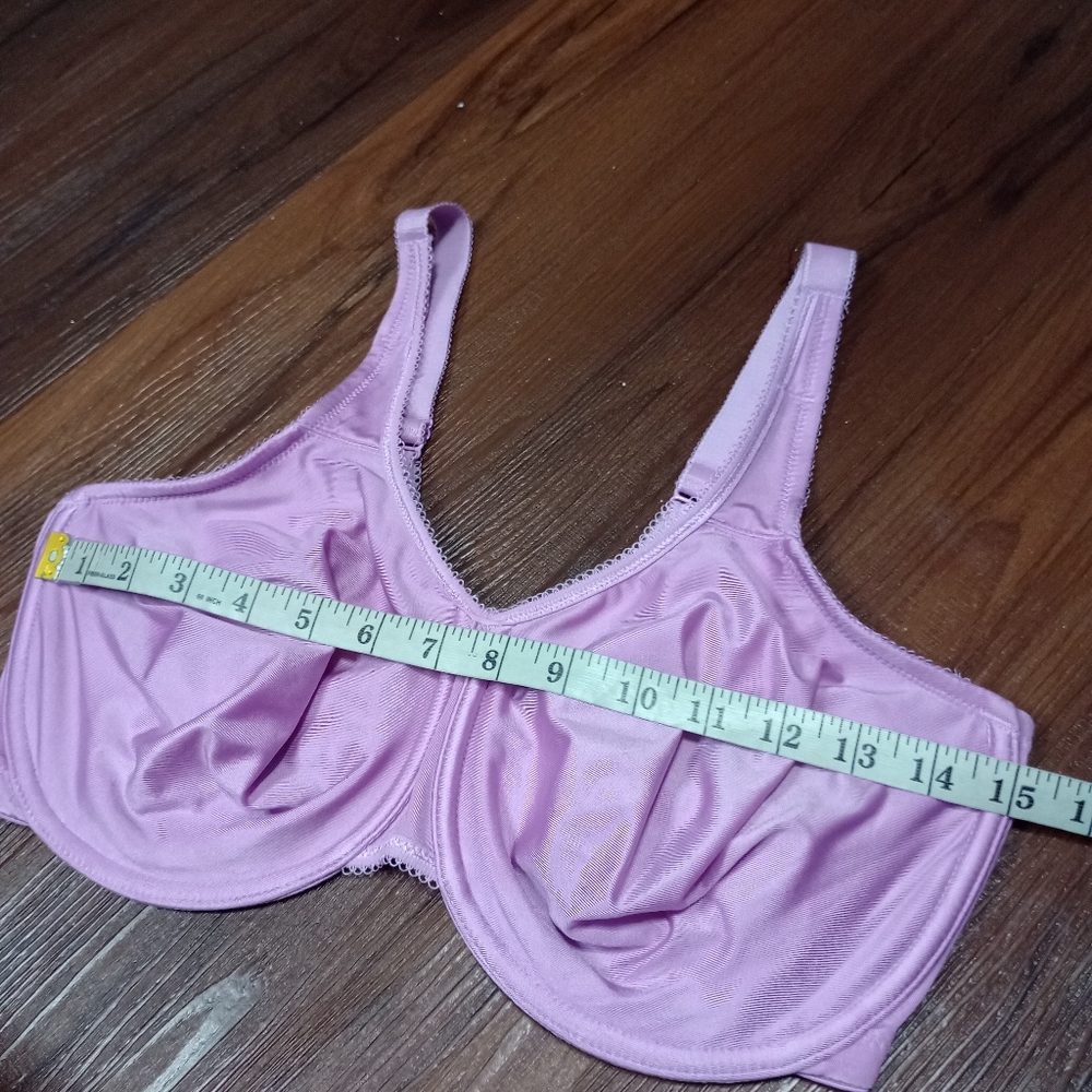 Wacoal Basic Beauty Full Figure Seamless Underwire Bra In Lilac - Picture 5 of 9